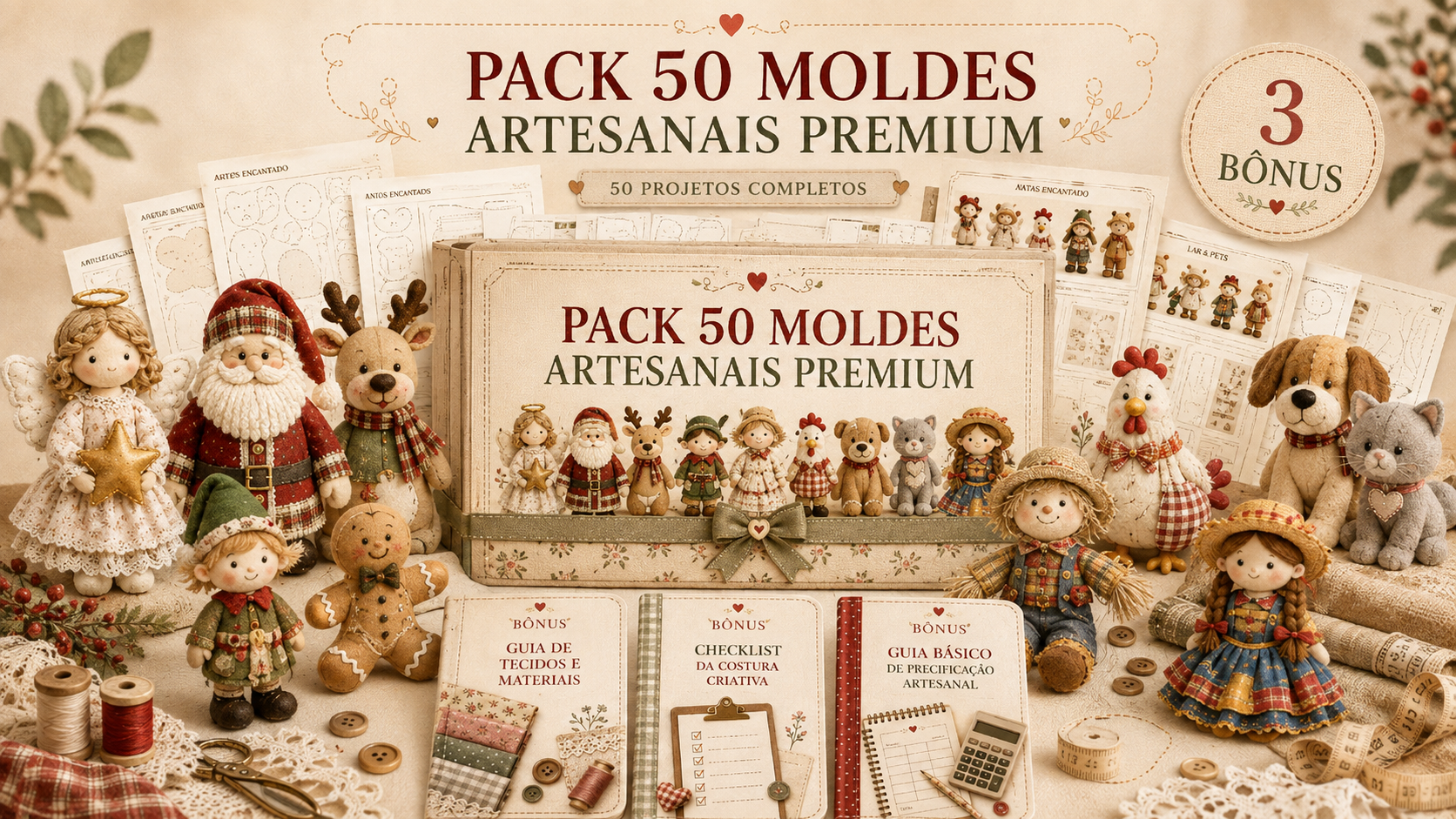 Pack Completo de 50 Moldes