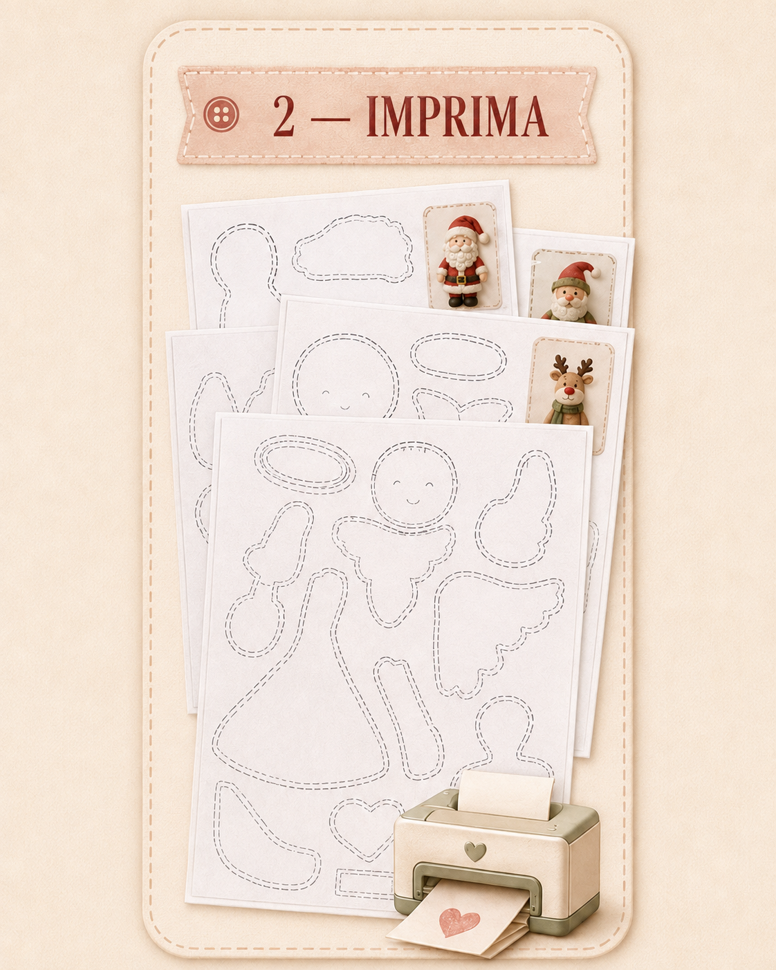 Imprima o molde